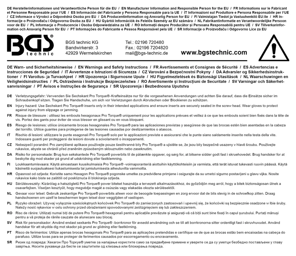Douille de force 55 mm BGS 5755 pour débloquer écrous difficiles 3/4
