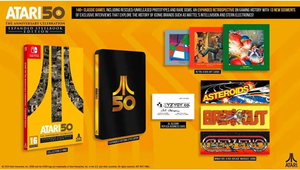 Atari 50 Anniversary Switch : Toute l'Histoire Atari en un Seul Jeu