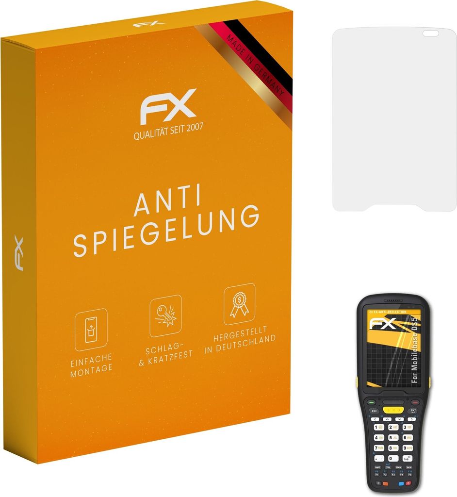 atFoliX FX-Antireflex 2x Schutzfolie kompatibel mit Mobilebase DS5 Displayfolie