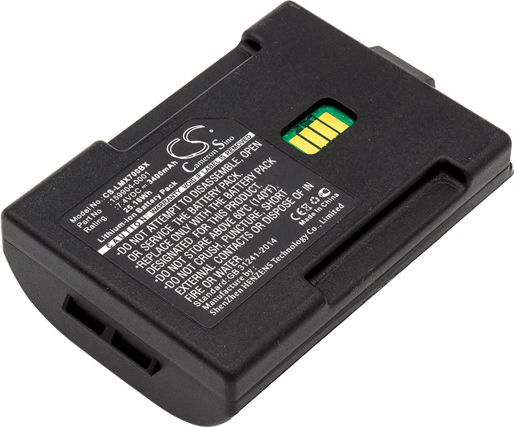 Batterie pour terminal d'inventaire Honeywell MX7 série Tecton LXE