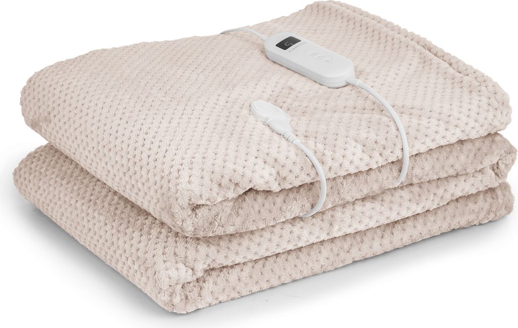 Klarstein XXL Elektrische Kuscheldecke, Heizdecke mit Produktbild 