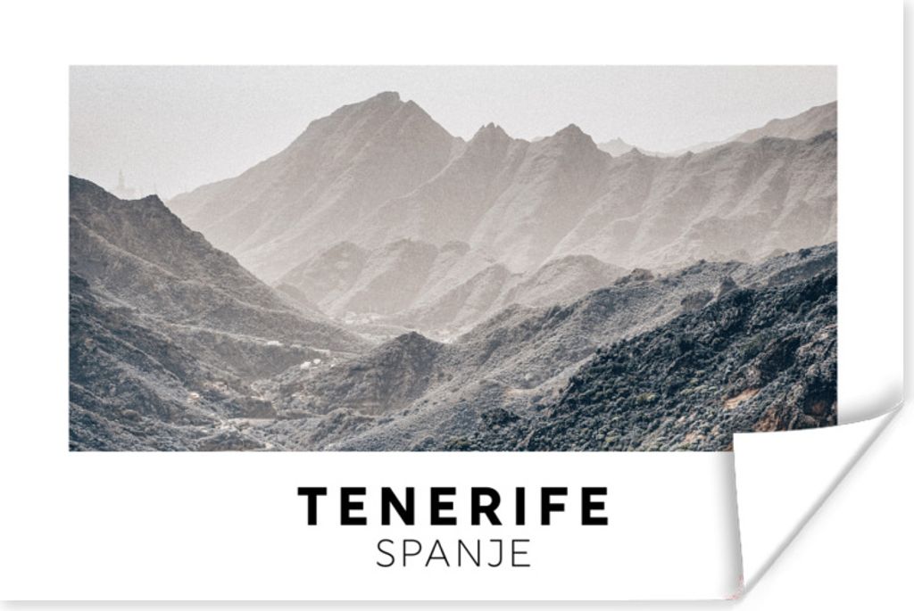 MuchoWow Poster Teneriffa - Spanien - Steine 60x40 cm - Schlafzimmerdekoration