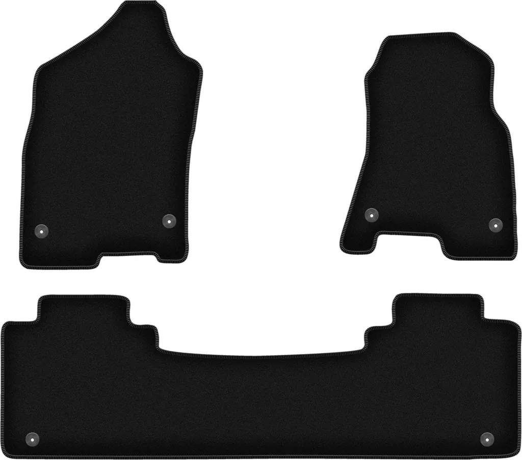 Tappetini RAM 1500 Quad Cab Velluto Nero 2019-2024 - Qualità Top