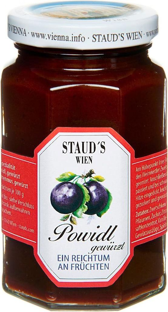 Plaumenmus, Powidl gewürzt, 250 g, Staud's Wien, Österreich Produktbild 