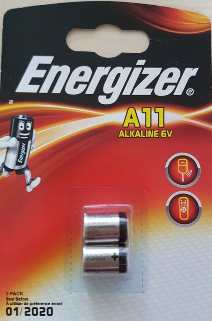 Energizer - 2-pak specjalnych baterii A11, jedna bateria na Zdjęcie produktu 