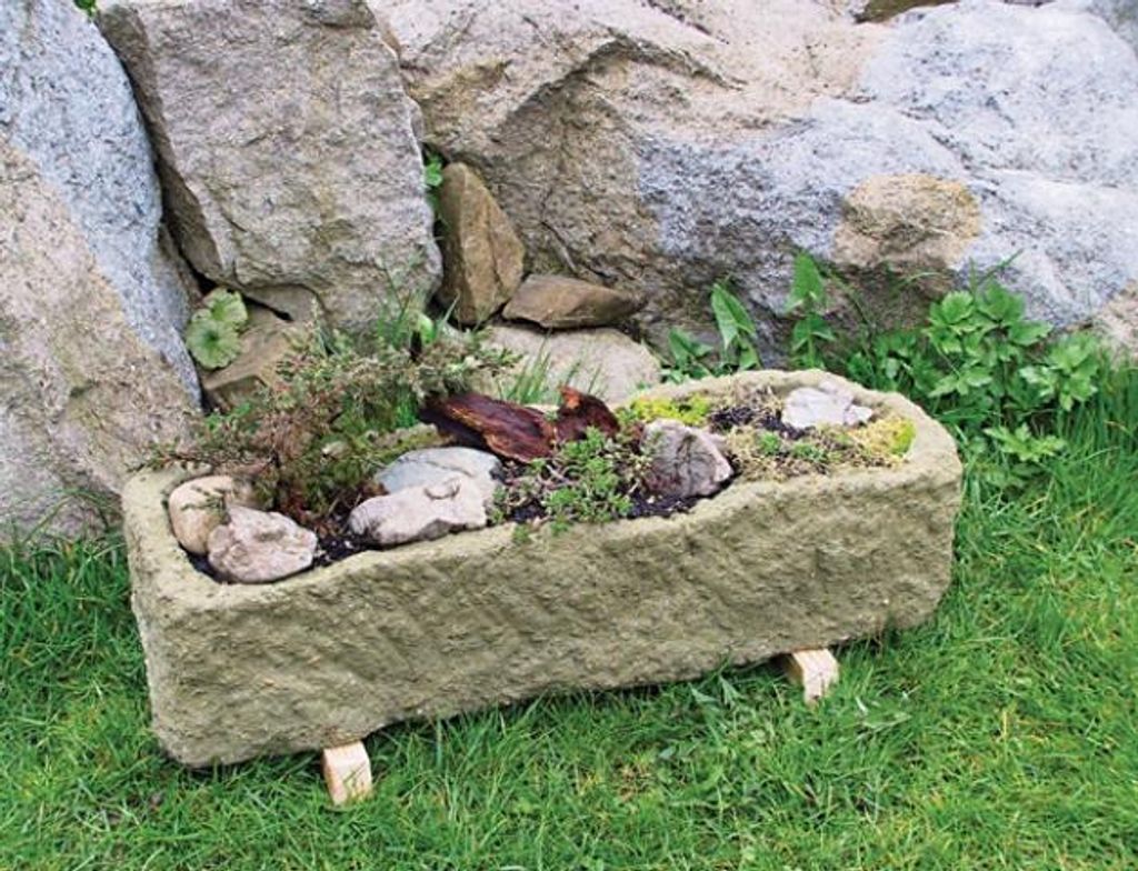 Nohel Garden Koryto N1 imitace kamene 18kg 61x22x16cm Obrázek produktu 