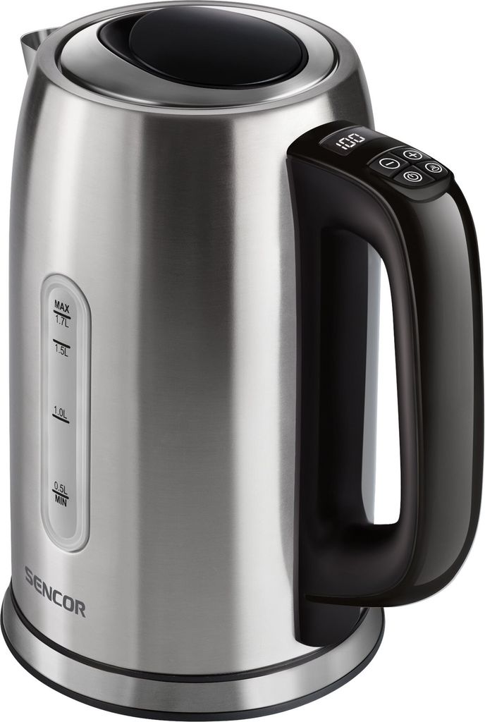 Sencor SWK1760BK, 1,7 l, 2400 W, Czarny, Metal, Regulowany Zdjęcie produktu 