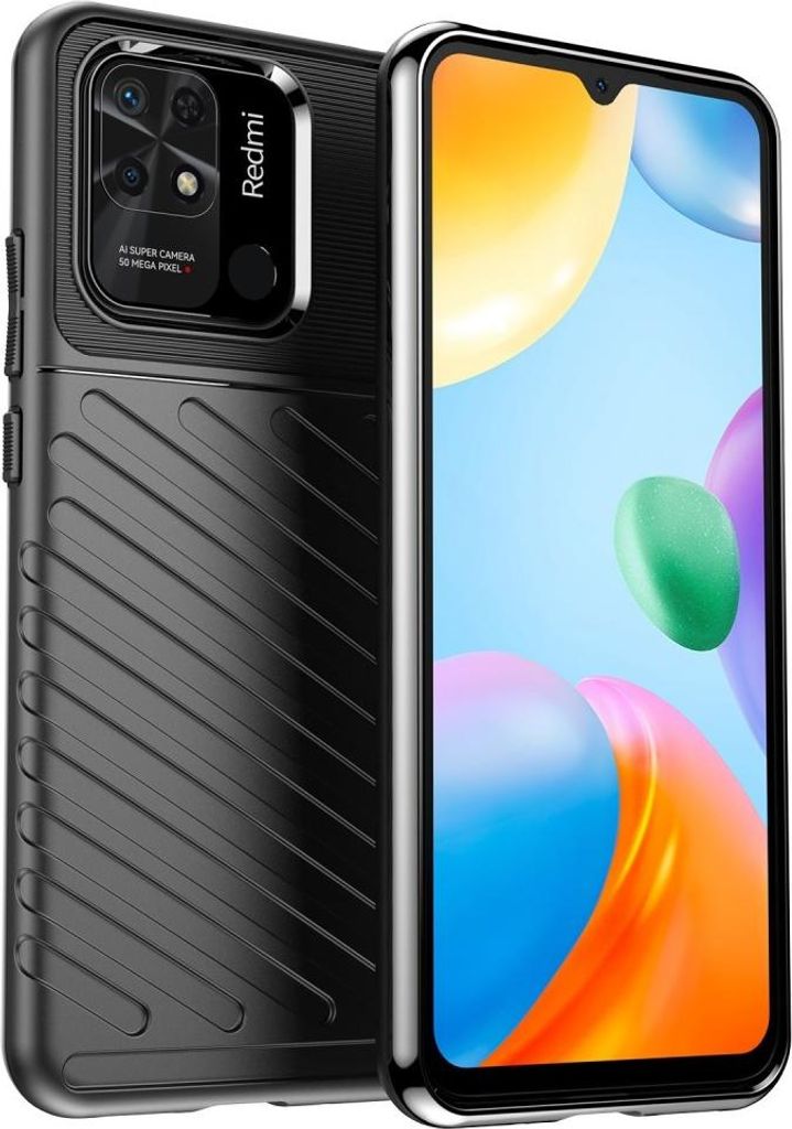 Xiaomi Redmi 10C Hülle - Coverup Panzer Shield TPU Back Cover - Schwarz