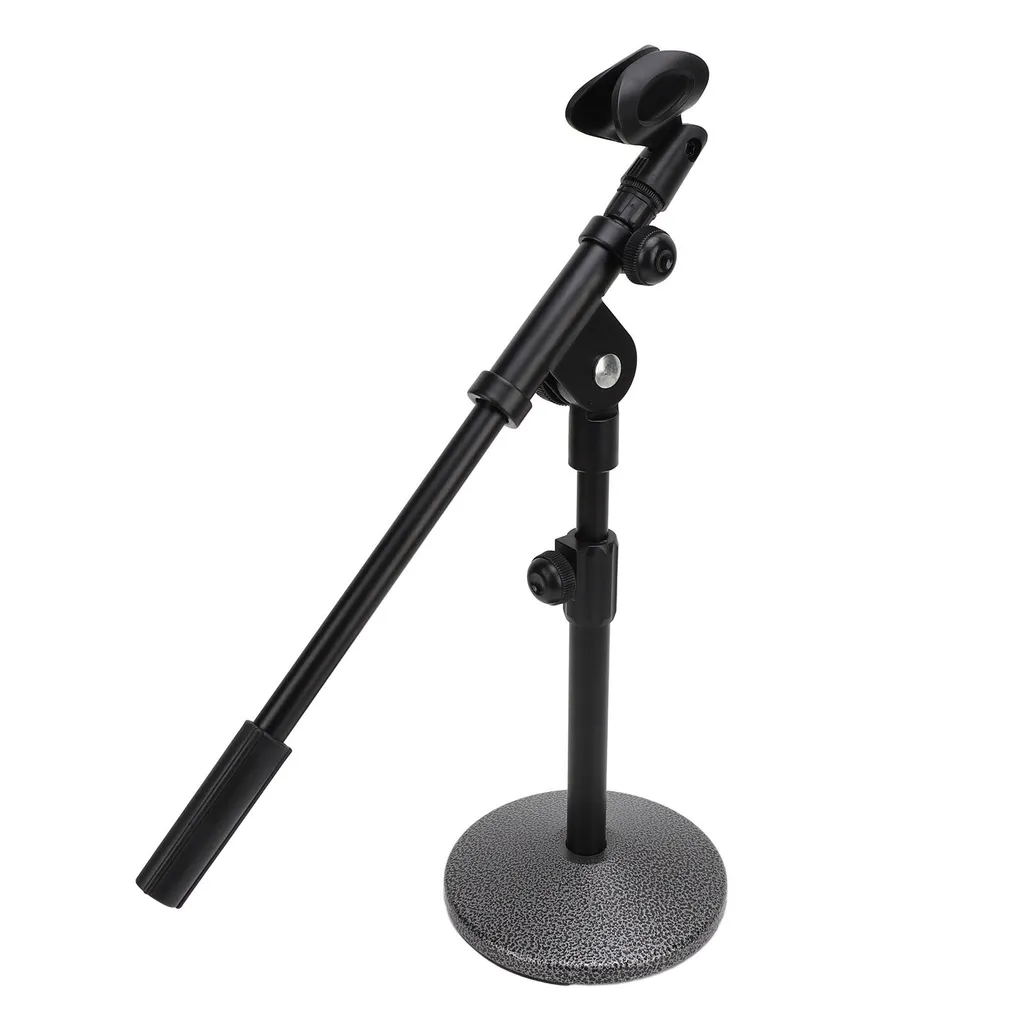 Support de micro de table réglable en hauteur avec pince universelle - 3
