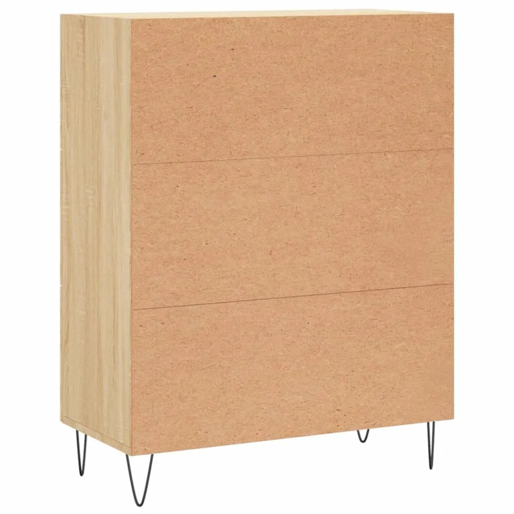 Sideboard Rovere Sonoma 69,5x34x90 cm | Mobile Contenitore Alta Qualità - 8