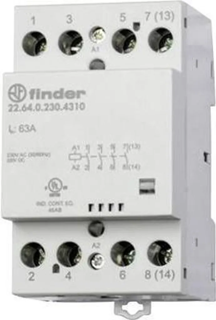 Sécurisez vos circuits de forte charge avec le contacteur Finder 63A 230V