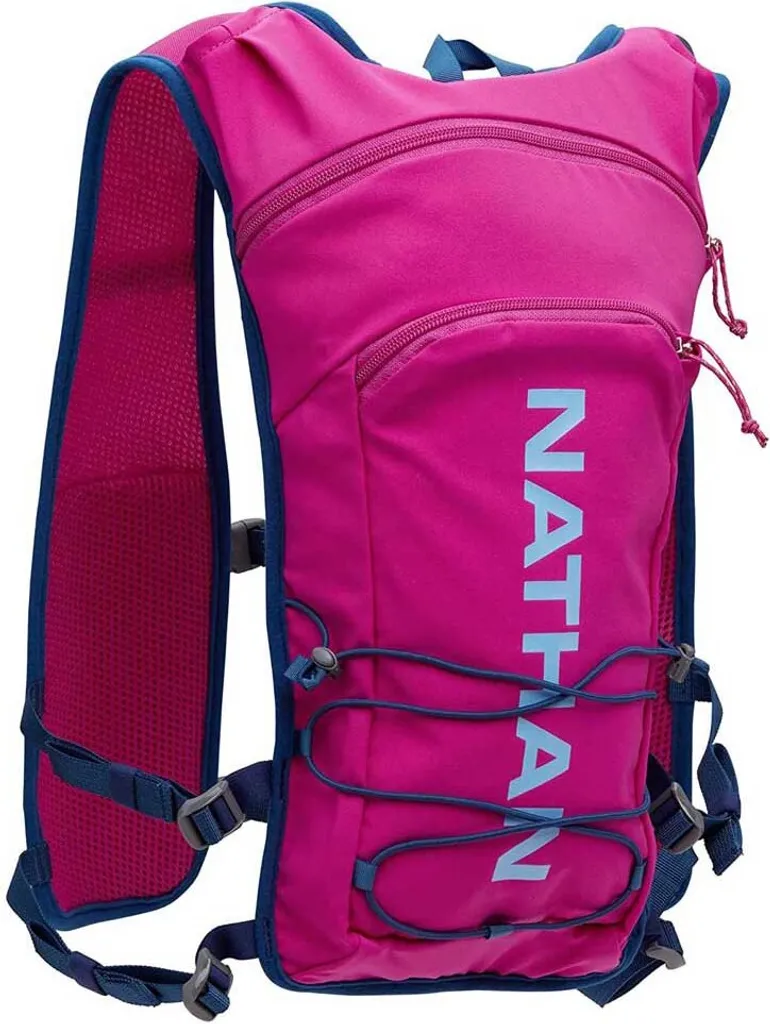 Gilet Nathan Quickstart 2.0 6l Rose Ultra Léger avec Poche d'Eau 1,5L