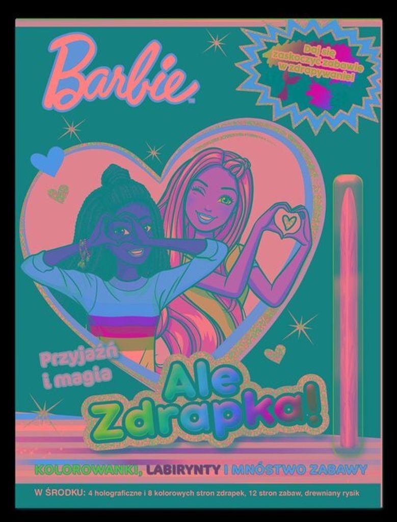 Barbie Przyjaźń i magia. Książka do zdrapywania dla dzieci