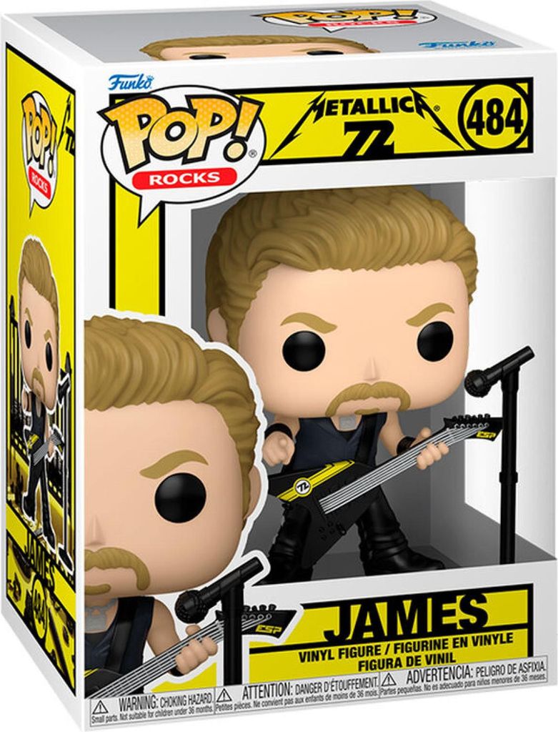 Metallica POP! Rocks Vinyl Figur James (72 Seasons) 9 cm Produktbild 