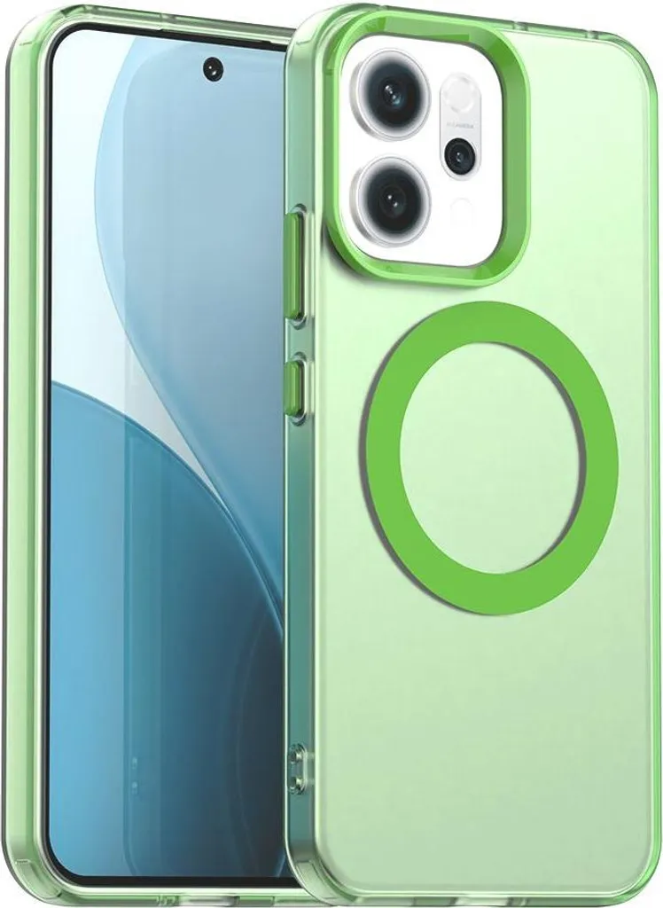 Custodia MagSafe Oppo Reno 14 Phonesta HardFrost Verde - Shop Online