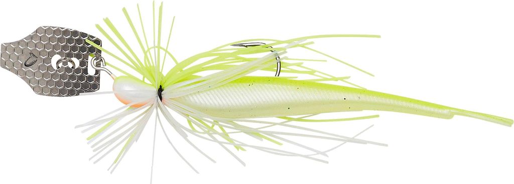 Savage Gear Crazy Swim Jig Yellow White 12,5 cm 20 g Gummiköder