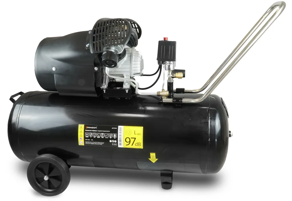 Compresseur d'huile Pansam A077070 2300W 100L 8 Bar Haute Performance