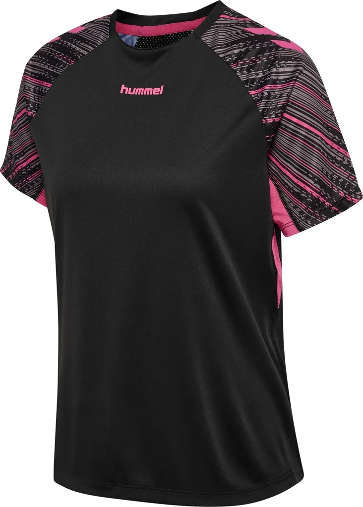 T-Shirt d'Entraînement Respirant Hummel hmlBLAZE PRO Noir Rose M
