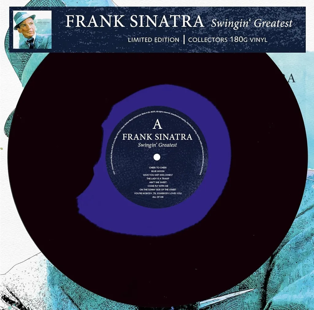 Frank Sinatra Swingin Greatest Vinyle 180g Édition Limitée Swirl