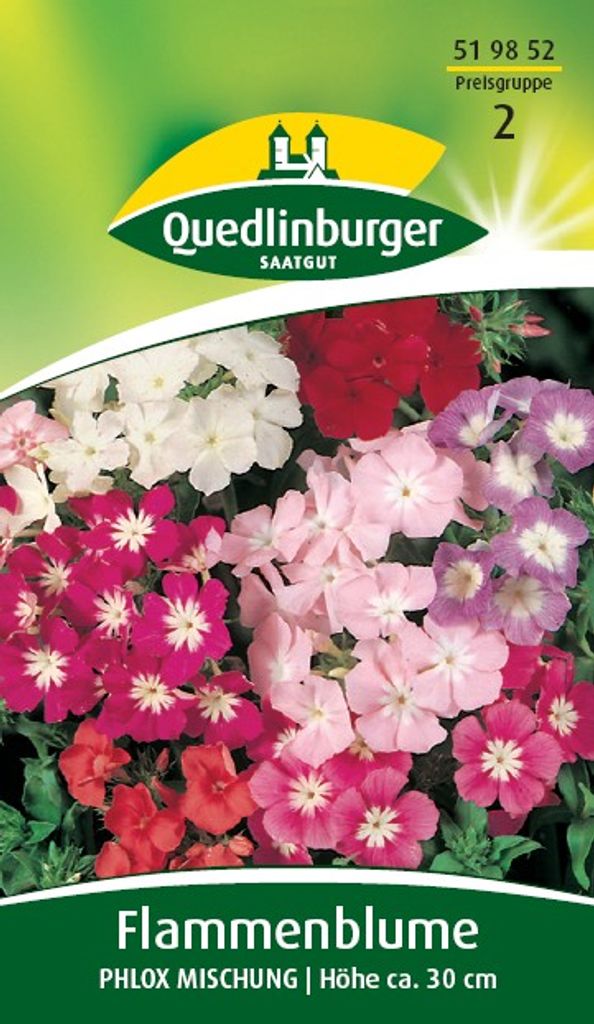 Quedlinburger Saatgut - Flammenblume Phlox Mischung - Samen