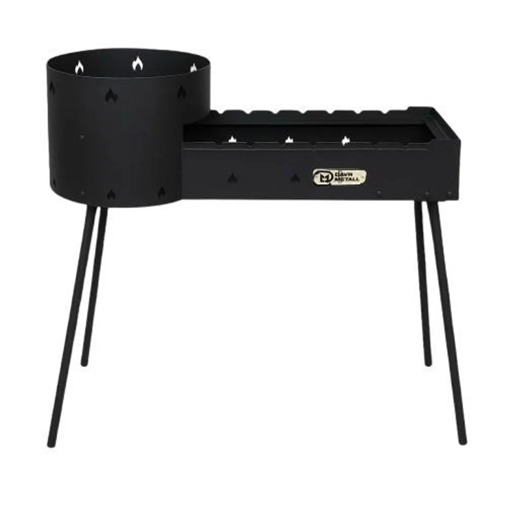 Cuisinez au Kazan 40cm avec ce Barbecue Spécial de 60x33cm pour Jardin