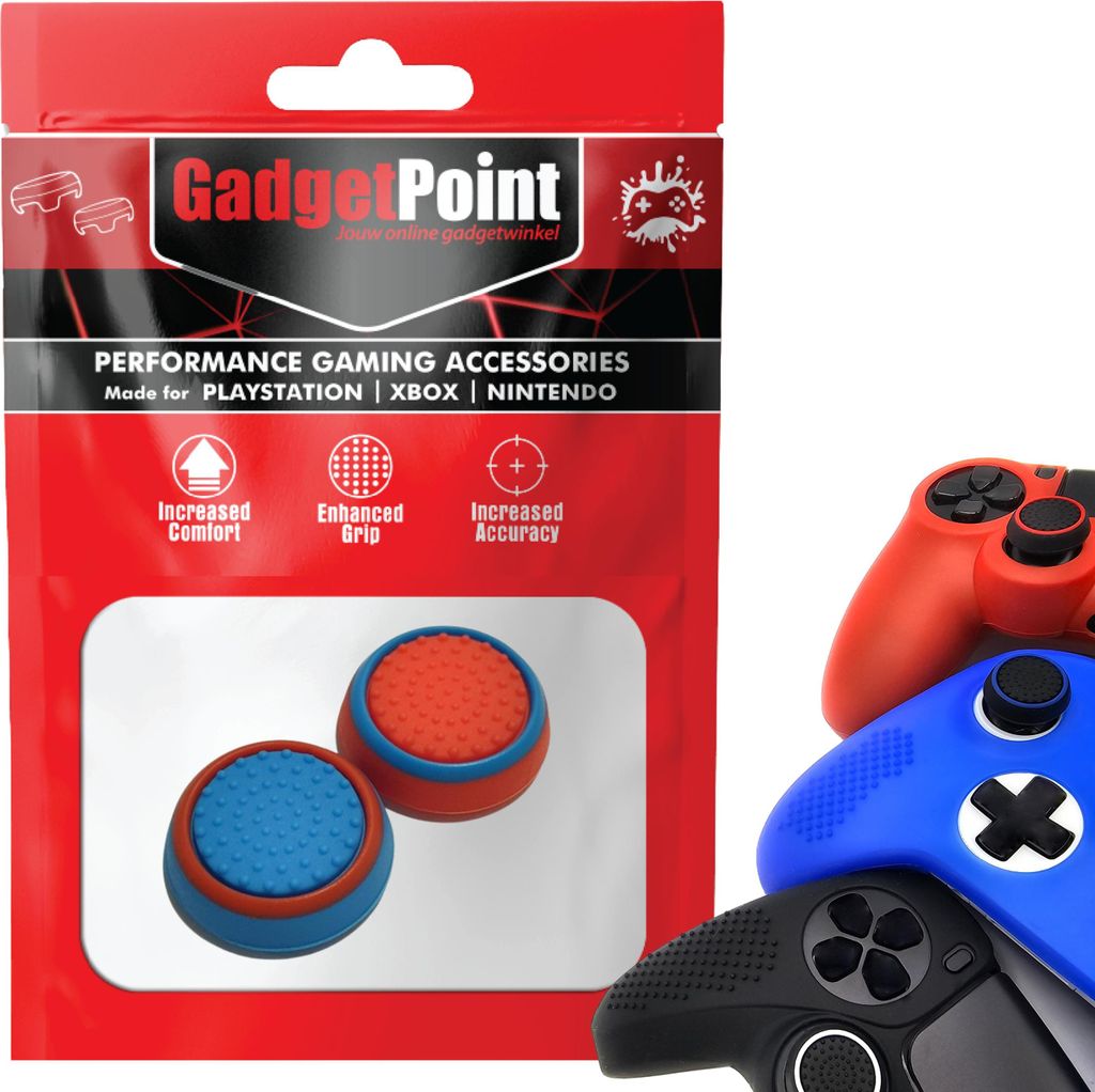 Thumbgrips - Thumb Grips voor PlayStation, PS5, Xbox X/S, One & Switch Pro Controller - Gaming Thumbgrips - Performance Anti-Slip Thumbsticks - Bes...