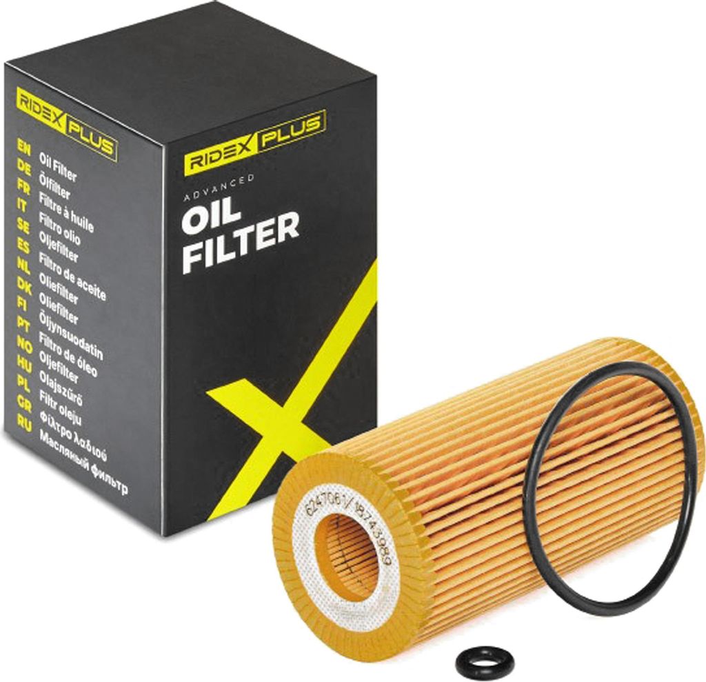 Ölfilter RIDEX PLUS 7O0067P Filtereinsatz passend für MERCEDES-BENZ A-Klasse (W169) B-Klasse (W245) A-Klasse (W168) VANEO (414)