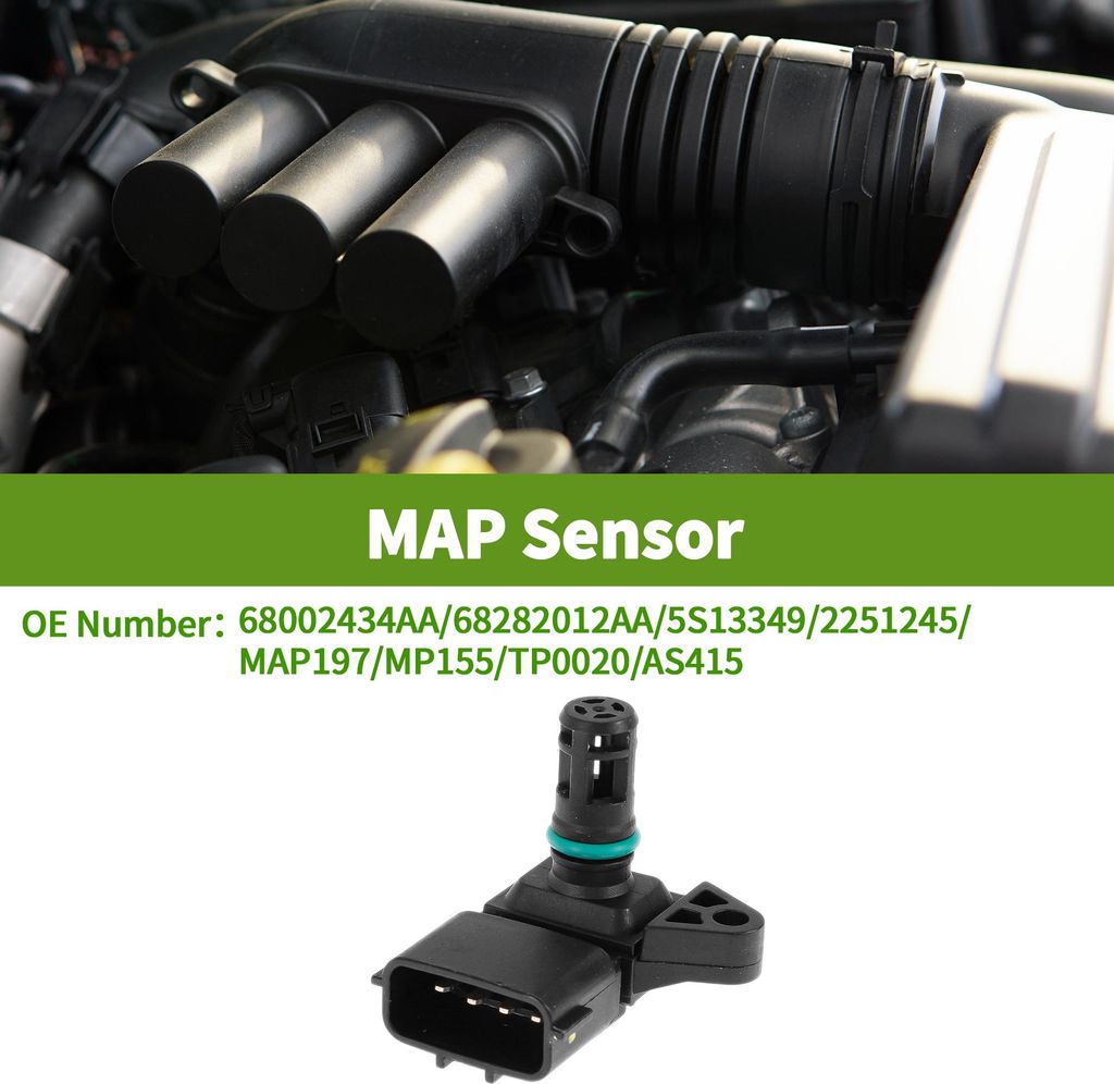 Manifold Absolute Pressure MAP Sensor für dodg für Ram 2500 L6 6.7L 2009-2010 No.68002434AA 1 Stück