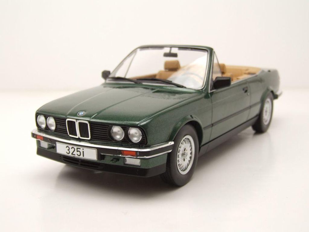 MCG 18545 BMW 325i Cabrio E30 1985 dunkelgrün metallic 1:18 Produktbild 
