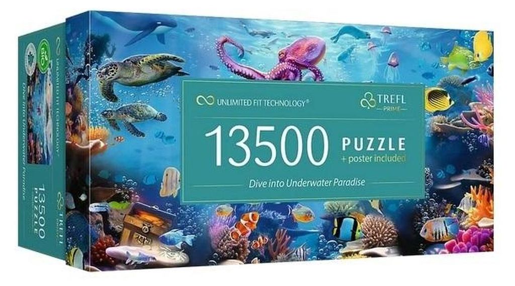 Trefl Prime 13500 el. Dive into Underwater Paradise, 13500 Zdjęcie produktu 