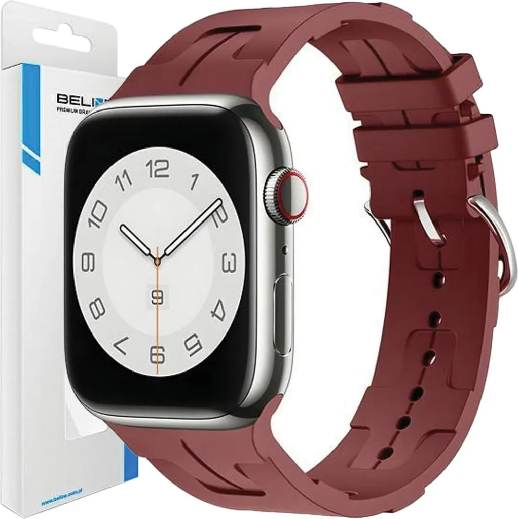 Apple Watch Strap Beline Silicone 38-41mm - Maroon Deep Wine