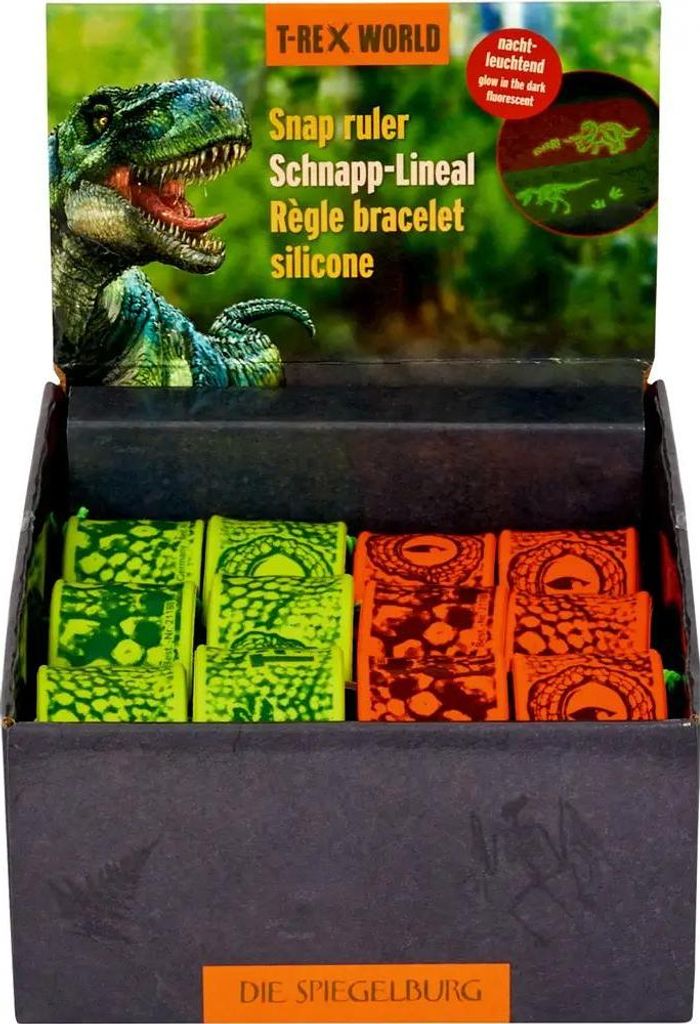 Coppenrath Verlag GmbH & Co.KG Schnapp-Lineal - T-Rex World, sort. 12