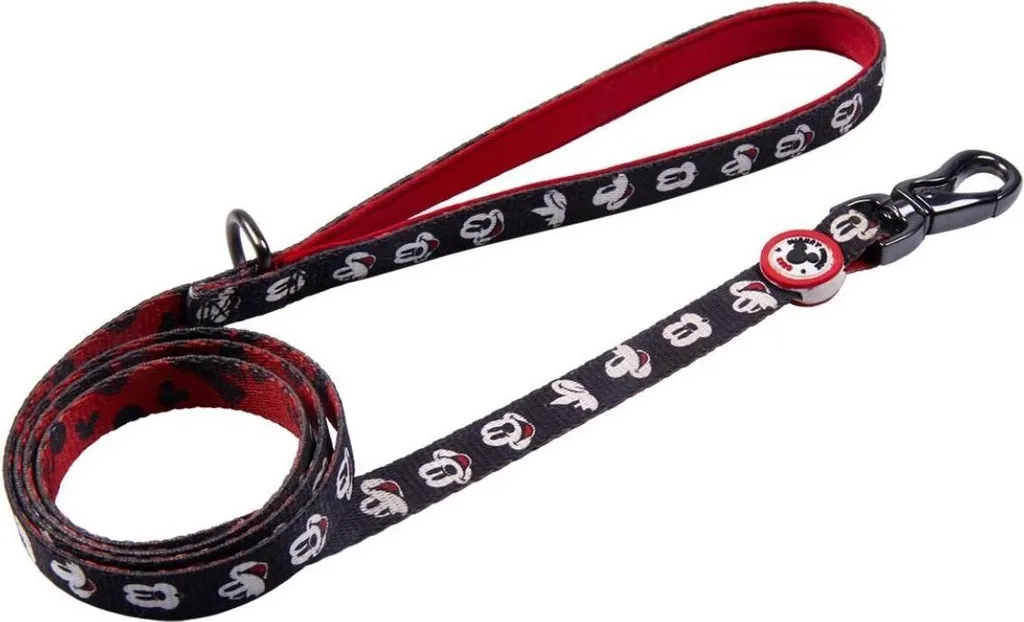 Guinzaglio per cani Mickey Mouse Nero M - 1