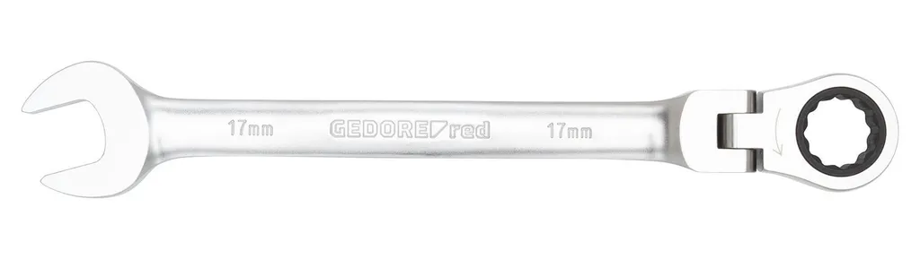 Chiave Combinata a Cricchetto Snodata 17mm Gedore RED R07300170 - Offerta