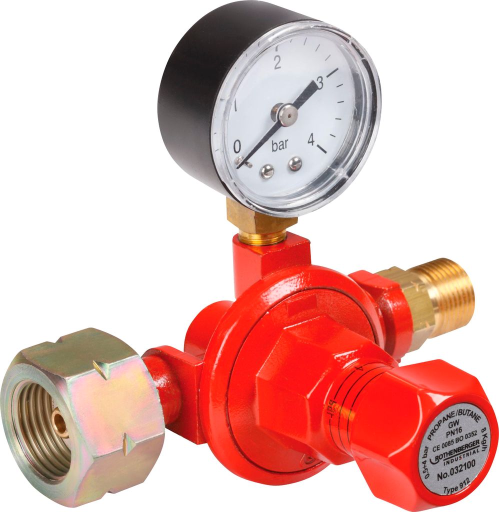 ROTHENBERGER Industrial Propankonstantregler mit Manometer Produktbild 