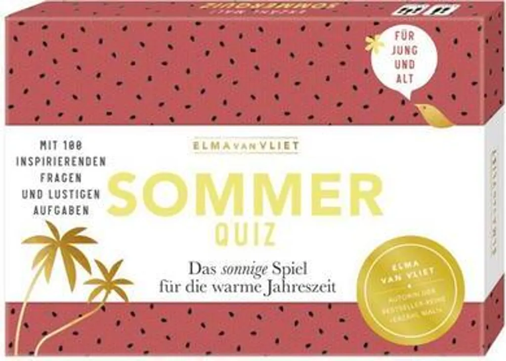 Erzähl mal! Sommerquiz : Jeu de Cartes de Vacances pour Toute la Famille