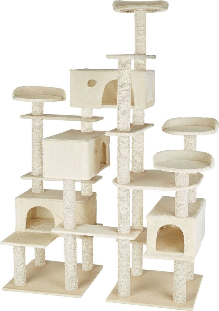 tectake Kratzbaum Entissar 214 cm inklusive Kippschutz