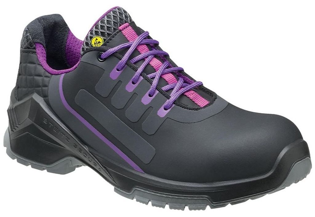 Steitz Secura Sicherheitshalbschuh VD PRO 3530 ESD S2 XB Gr. 36 schwarz/lila
