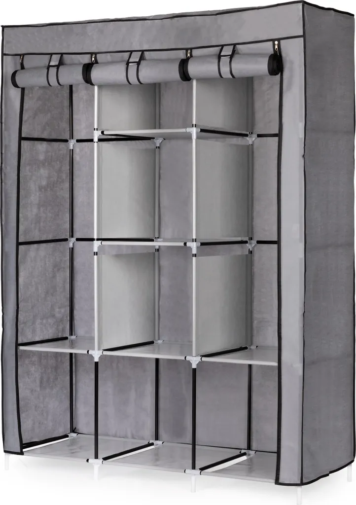 Armoire textile grande capacité avec étagères de rangement modulables - 4