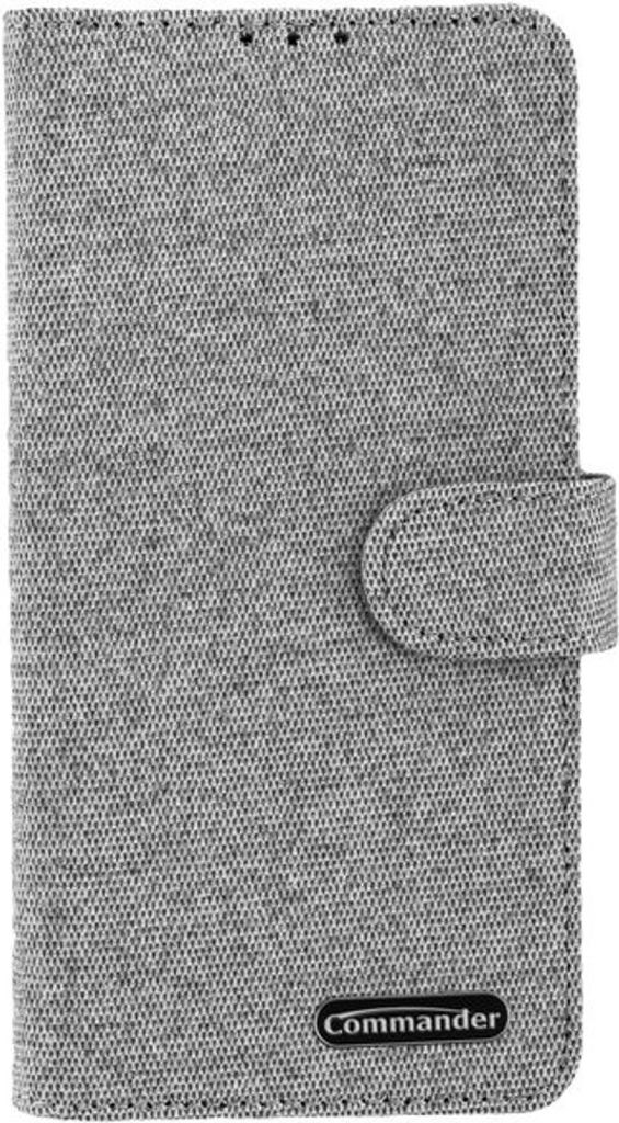 COMMANDER Book Case ELITE für Samsung Galaxy Note 10 Lite - Suit Elegant Gray