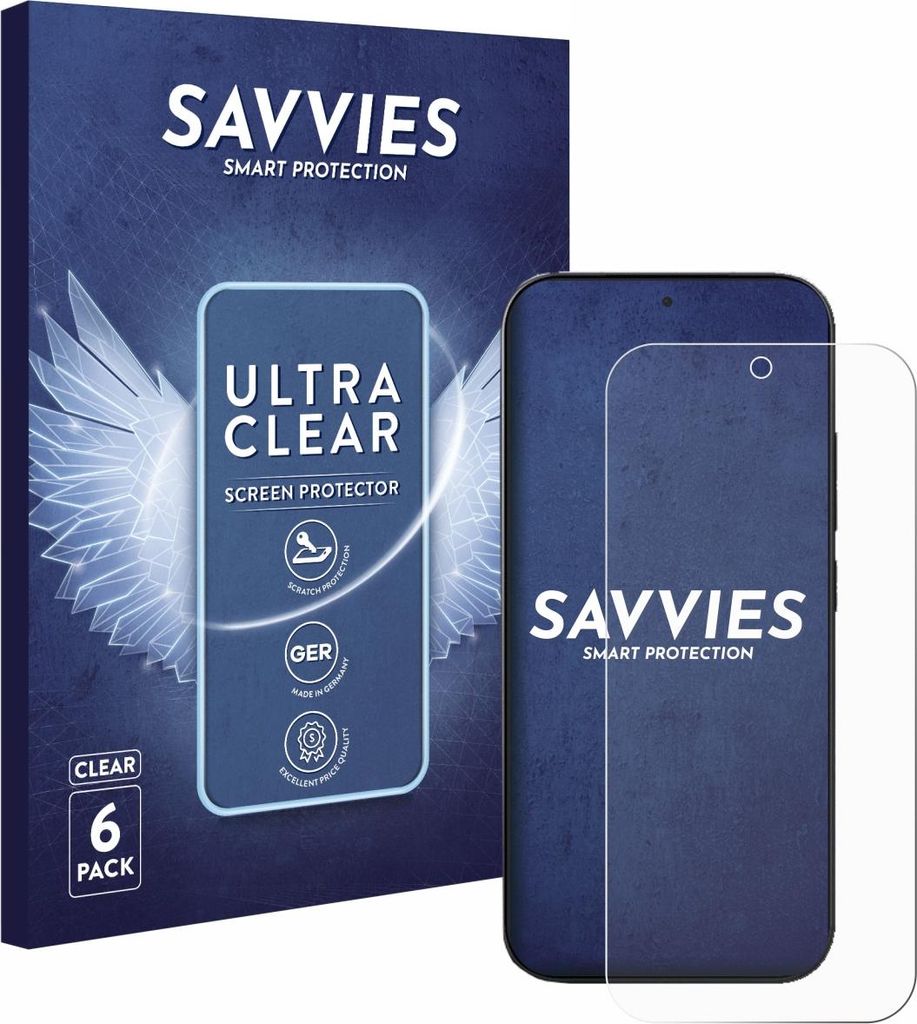 6x Für Xiaomi 17 Pro Schutzfolie Savvies Displayschutz Display Schutz Folie Klar Transparent