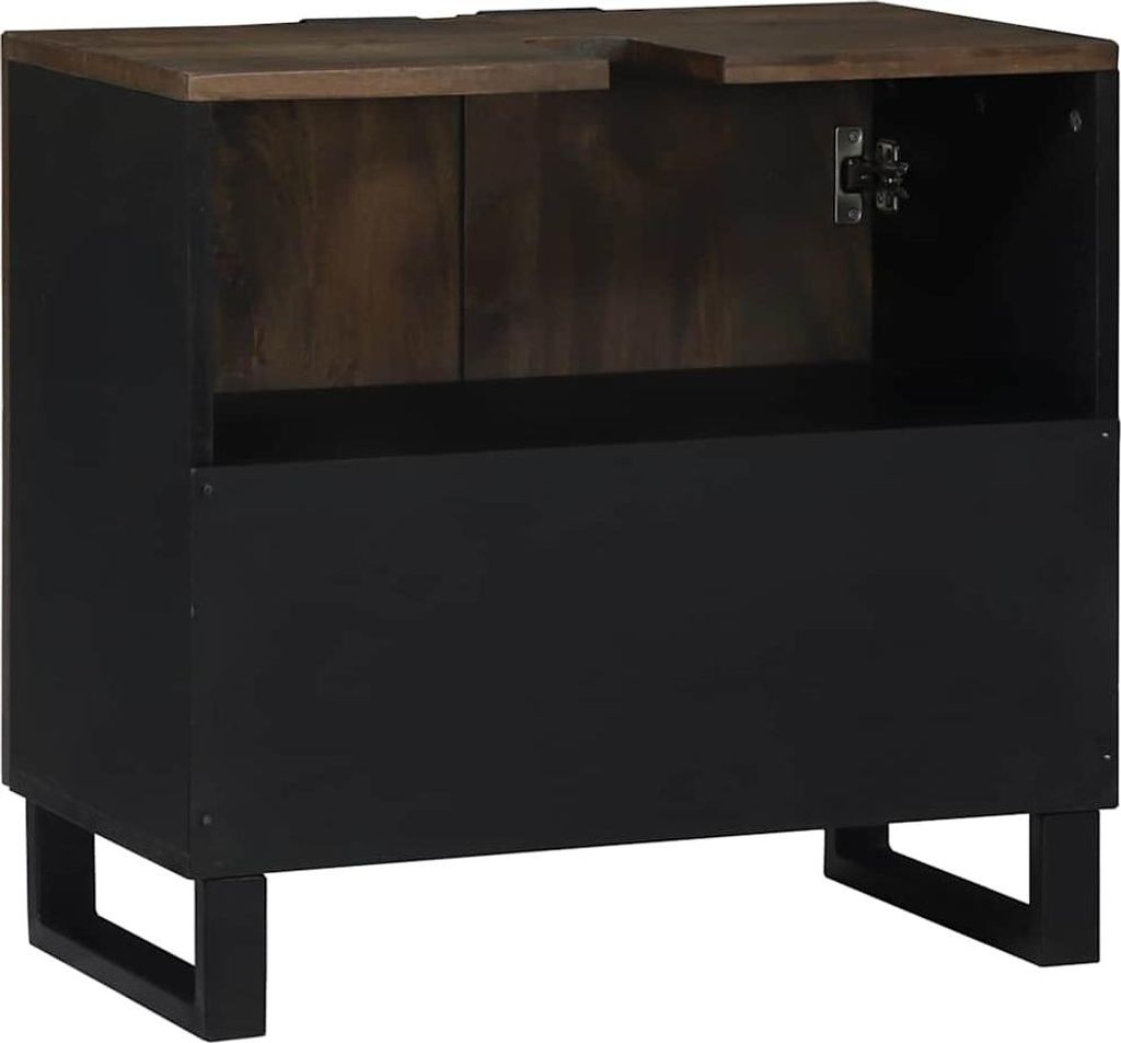 Waschbeckenschrank Walnuss 62 x 33 x 58 cm Holzwerkstoff