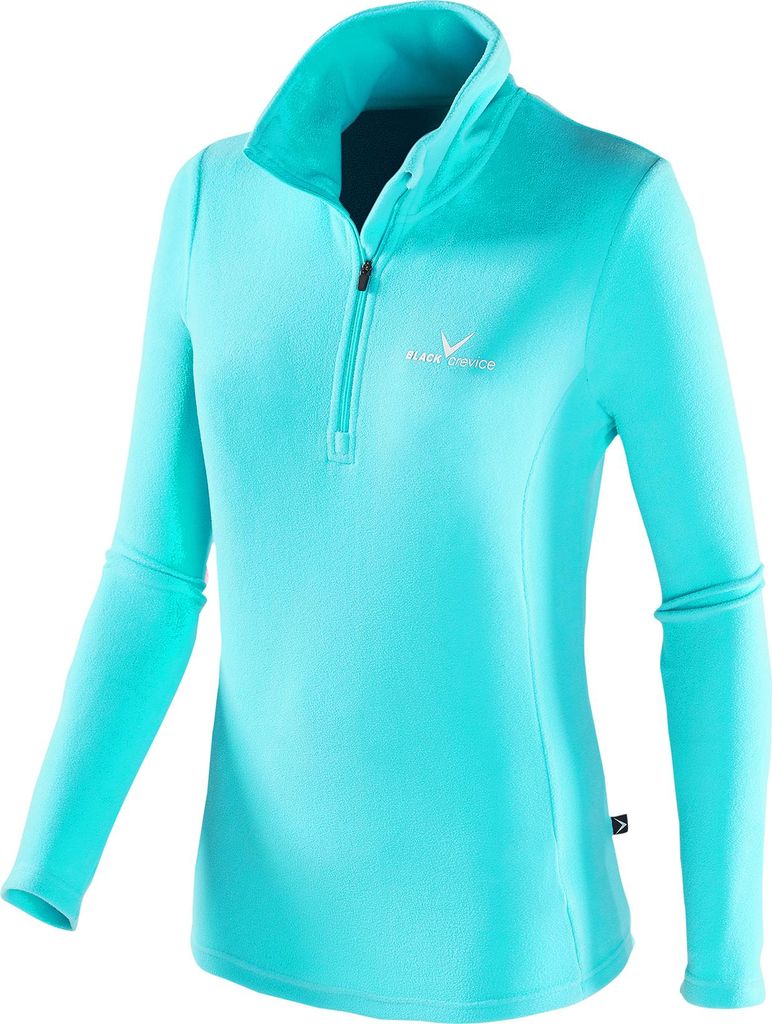 BLACK CREVICE - Damen Fleece Pullover > 170g/m2 > Microfleece | Farbe: Türkis | Größe: 44
