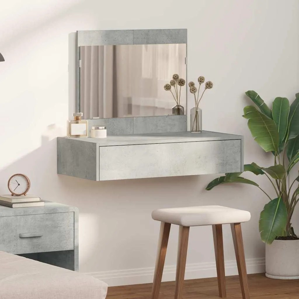 Comodino Design Grigio 83x40x70cm Legno - Arredo Notte 2025