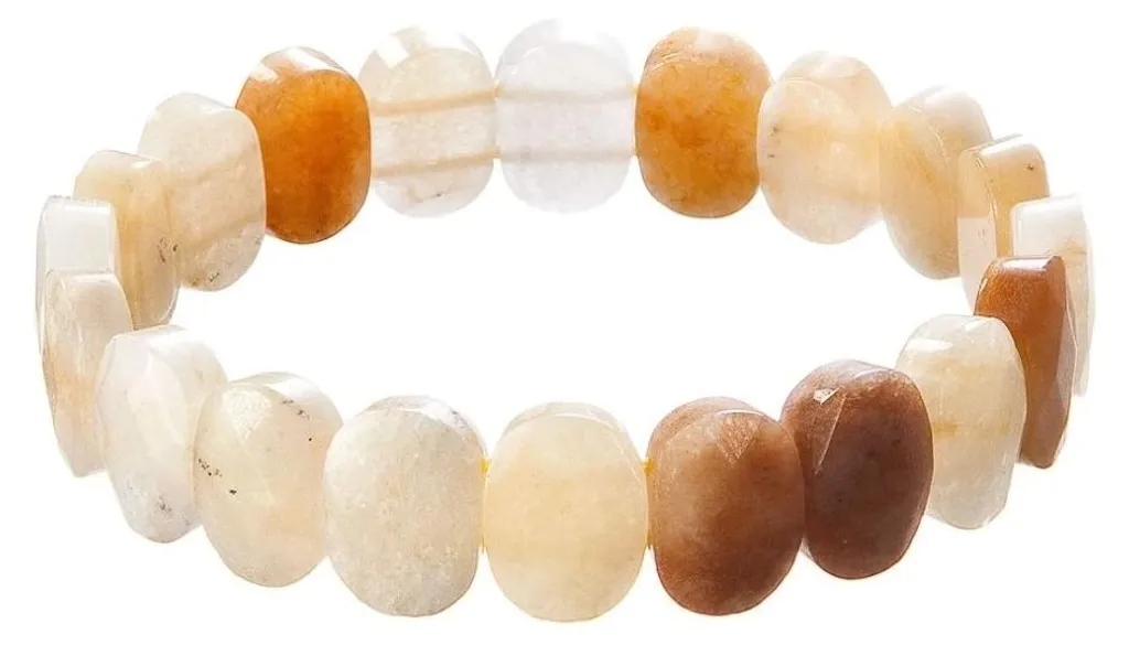 Bracelet citrine unique 43057.3 en pierres véritables
