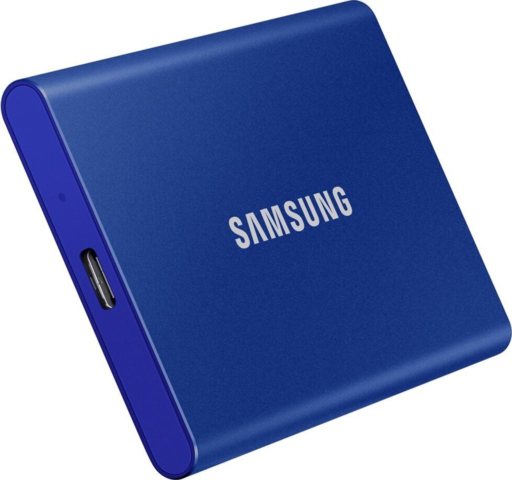 Samsung Portable SSD T7 500 GB Blau Produktbild 9