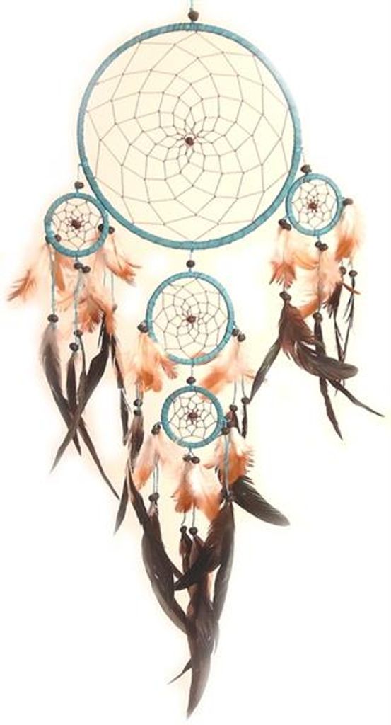 Traumfänger - Dreamcatcher  Ø 22 cm & 4 x klein Produktbild 