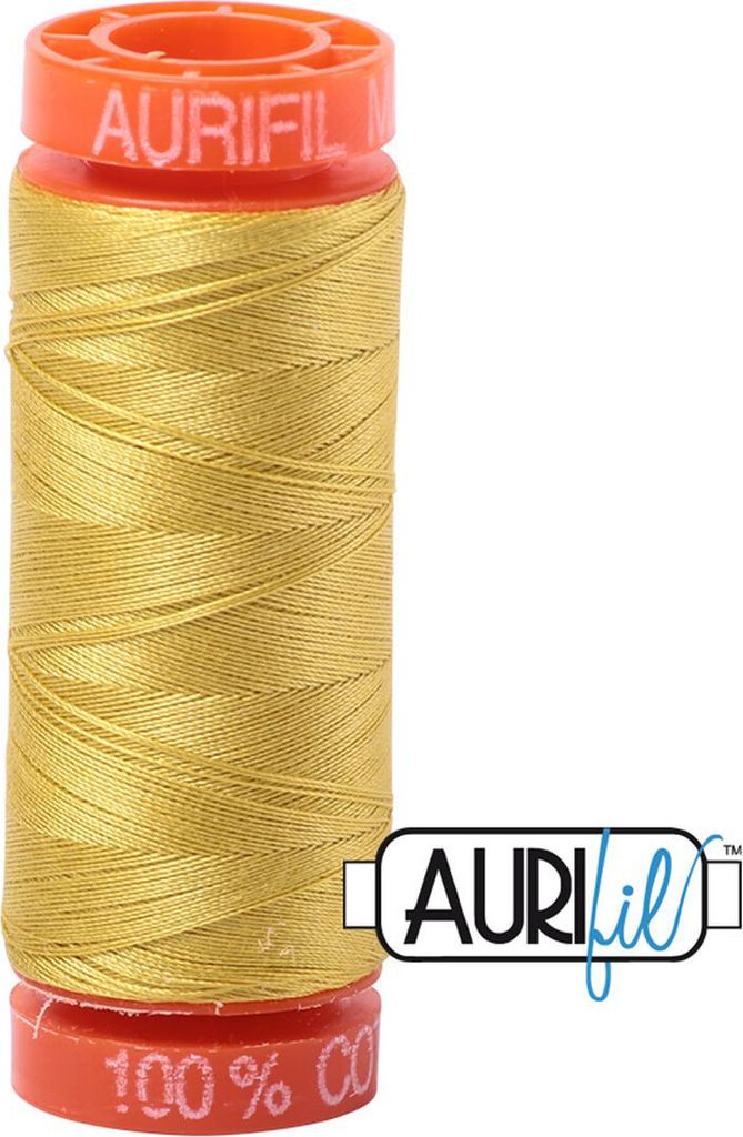 AURIfil Nähgarn MK50WT 1300m, 100% CO : 5015 Gold Yellow AURIfil: 5015 Gold Yellow