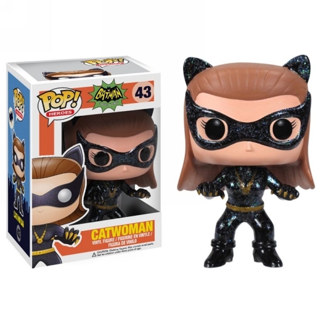 FUNKO WACKELKOPF POP CULTURE 1966 TV-SERIE BATMAN CATWOMAN FIGUR NEU! Funko