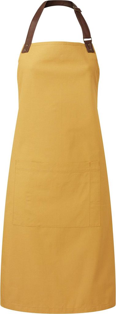 Premier Erwachsene Unisex Annex Schürze PC3914 (Einheitsgröße) (Senf)